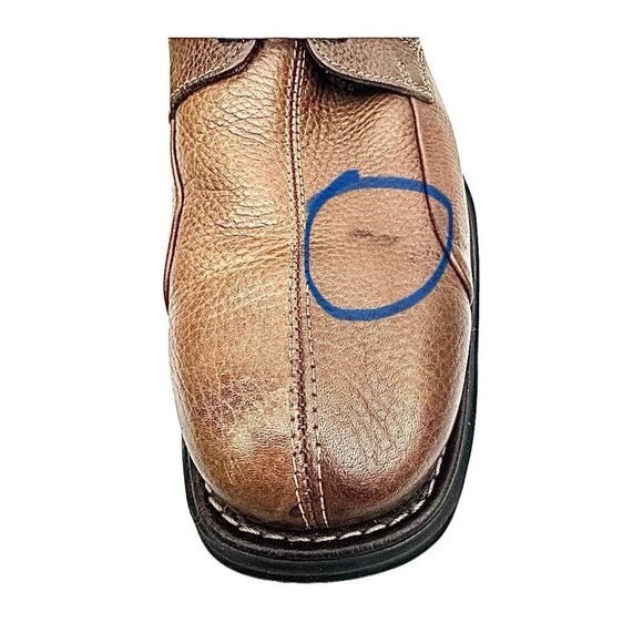 Belvedere Bay Bridge Men’s Oxford Shoes Brown Leather 10 3E Made in Brazil - Picture 11 of 11